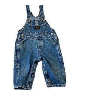 Osh Kosh B'Gosh Vestbak Denim Overalls Pants 12 Months